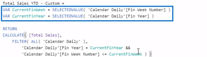 Jualan Tahun Hingga Kini Untuk Jadual Kalendar Tersuai LuckyTemplates