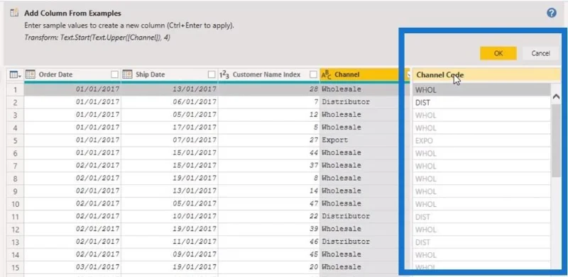 Transformasi Baris Dan Lajur Dalam LuckyTemplates