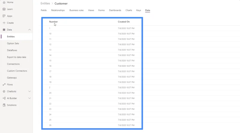 Data PowerApps: Cara Untuk Memuat Naik Dan Melihat Data Dalam Entiti