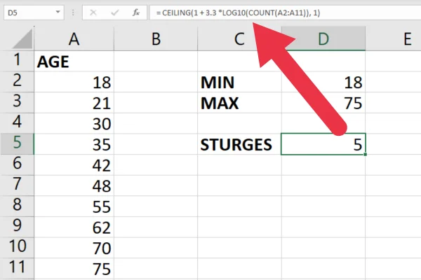 Cara Mencari Lebar Kelas Dalam Excel: Panduan Pantas