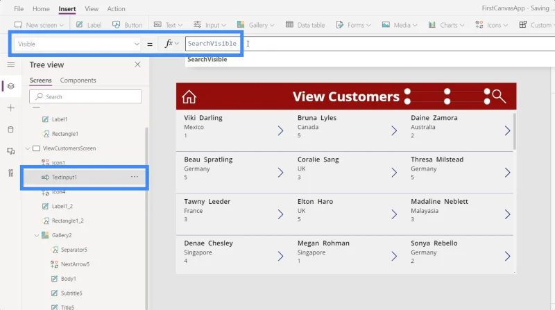 ฟิลด์ค้นหา PowerApps: วิธีเพิ่มและปรับแต่ง