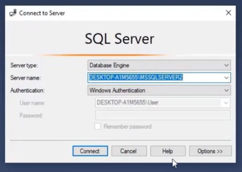 Muat Turun Dan Pemasangan Pelayan SQL