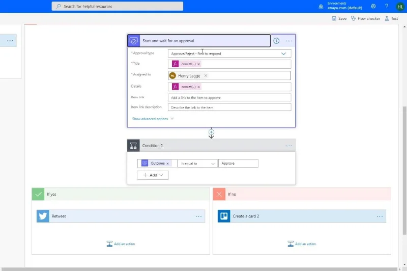 Kelulusan Aliran Microsoft Dengan Pelbagai Pilihan