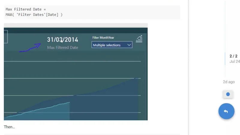 Tunjukkan Jumlah Terkumpul Tidak Terjejas Oleh Pemilihan Pemotong Tarikh Dalam LuckyTemplates