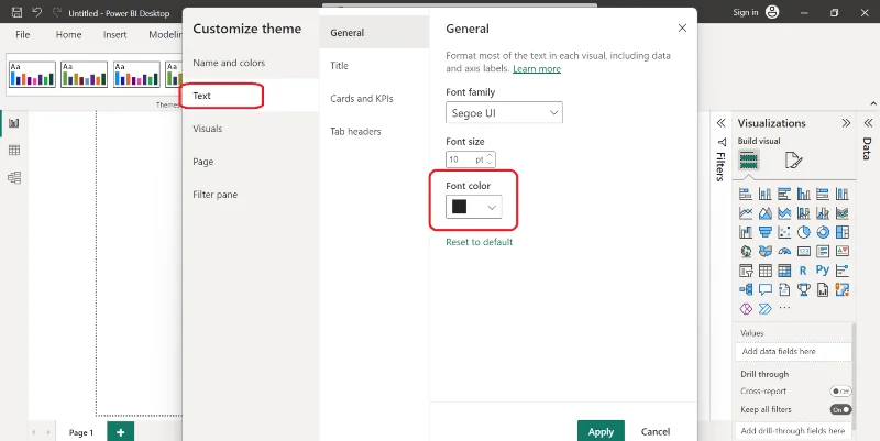ธีม LuckyTemplates: คู่มือผู้ใช้พร้อมตัวอย่าง