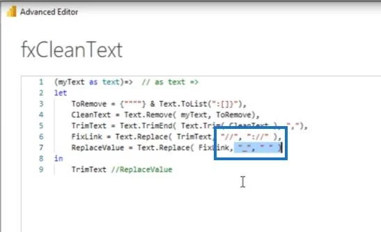 Mencipta Fungsi Pembersihan Teks Tersuai Dalam Power Query