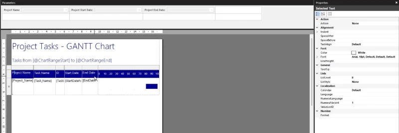Cipta Carta Gantt Dalam LuckyTemplates Report Builder