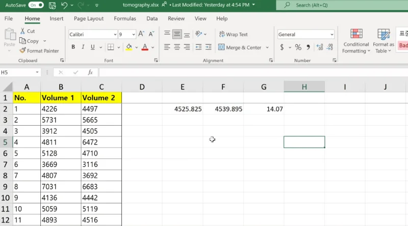 Ujian T Sampel Berpasangan Dalam Excel