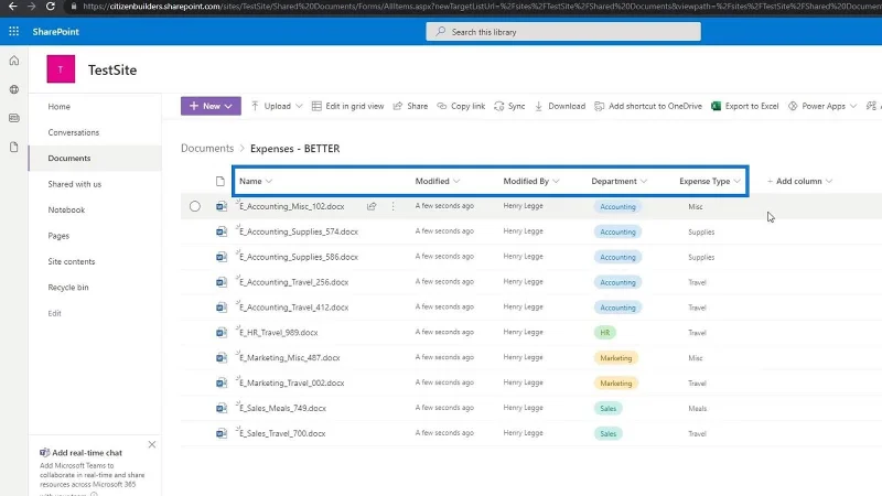 Metadati SharePoint |  Un introduzione