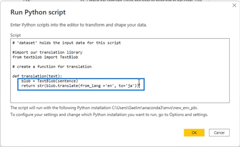 Tutorial LuckyTemplates Python: Cara Menterjemah Teks