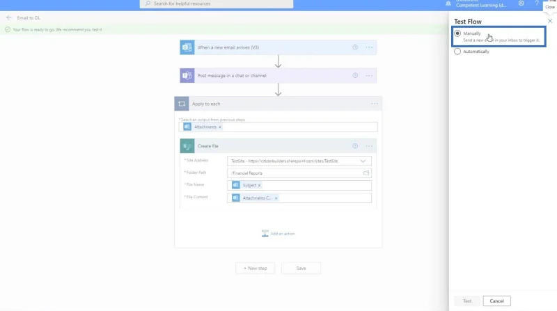 Aliran MS: Bagaimana Untuk Muat Naik Dalam SharePoint Melalui E-mel