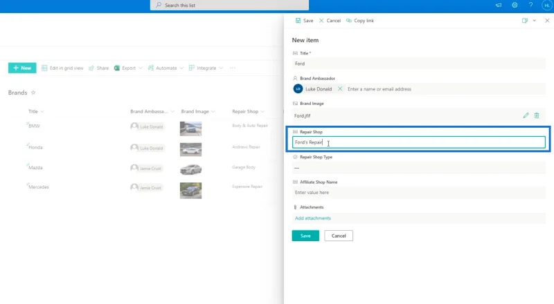 Pengesahan Lajur SharePoint Dalam Dua Cara