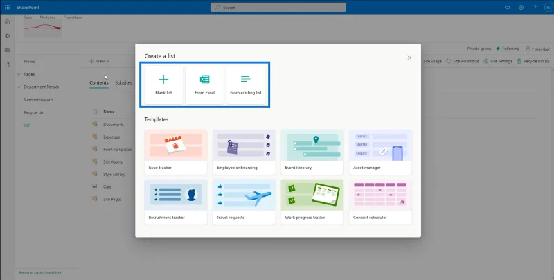Senarai SharePoint: Gambaran Keseluruhan