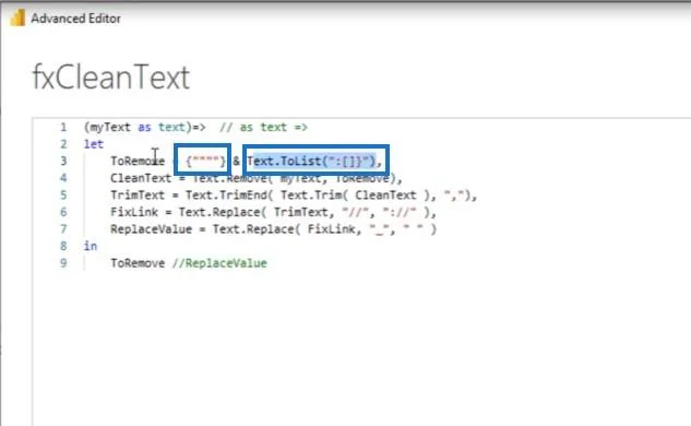 Mencipta Fungsi Pembersihan Teks Tersuai Dalam Power Query