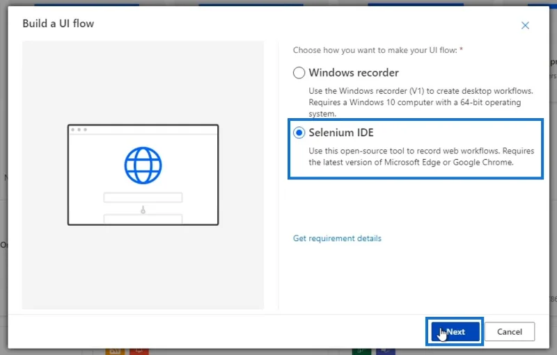Selenium IDE Dalam Aliran UI Power Automate