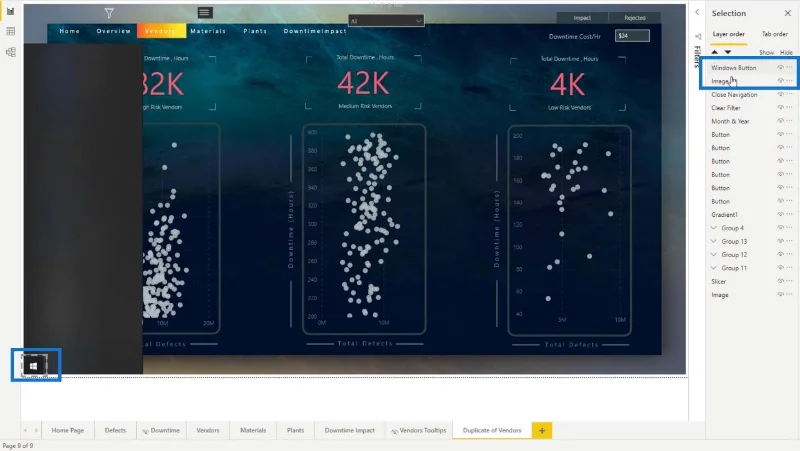 Report interattivi di LuckyTemplates: navigazione e segnalibri