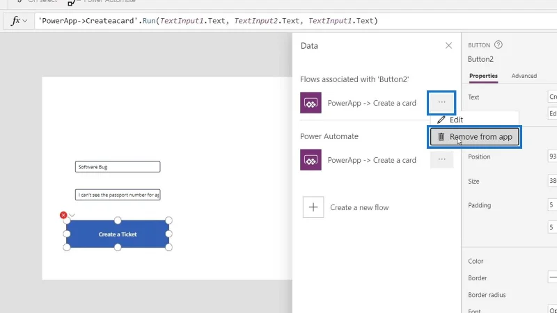 Penyepaduan PowerApps Dalam Microsoft Power Automate