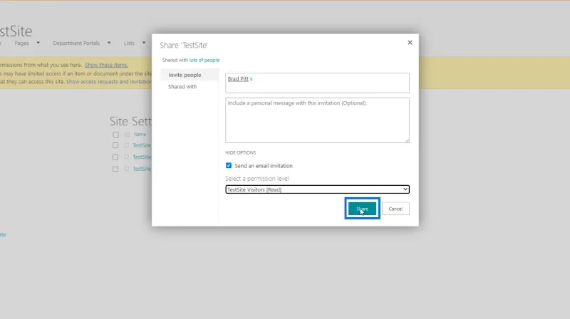Cara Memberi SharePoint Akses Baca Sahaja Kepada Pengguna
