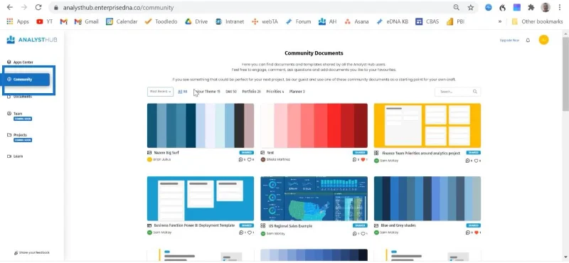 Élevez votre palette de couleurs via la communauté Analyst Hub