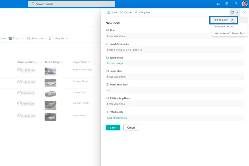 Pengesahan Lajur SharePoint Dalam Dua Cara