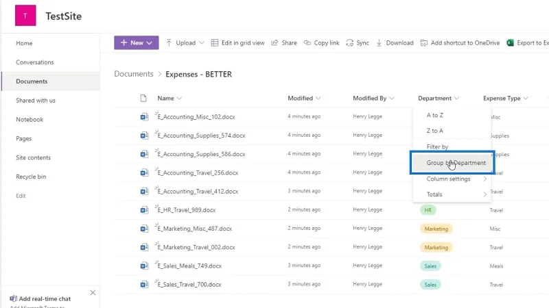 Penapisan Metadata Dalam Fail SharePoint