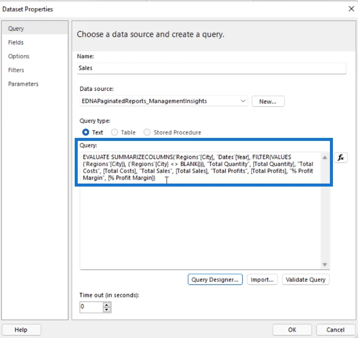 Buat Laporan Kosong Menggunakan LuckyTemplates Report Builder