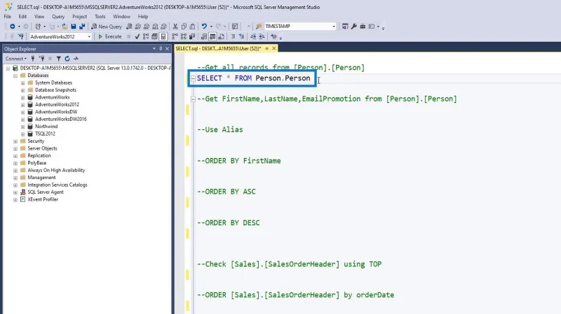 Pernyataan SQL SELECT: Satu Pengenalan