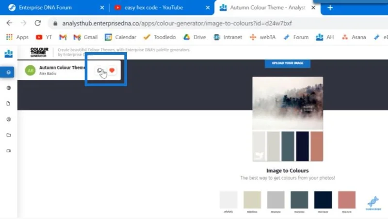 Élevez votre palette de couleurs via la communauté Analyst Hub