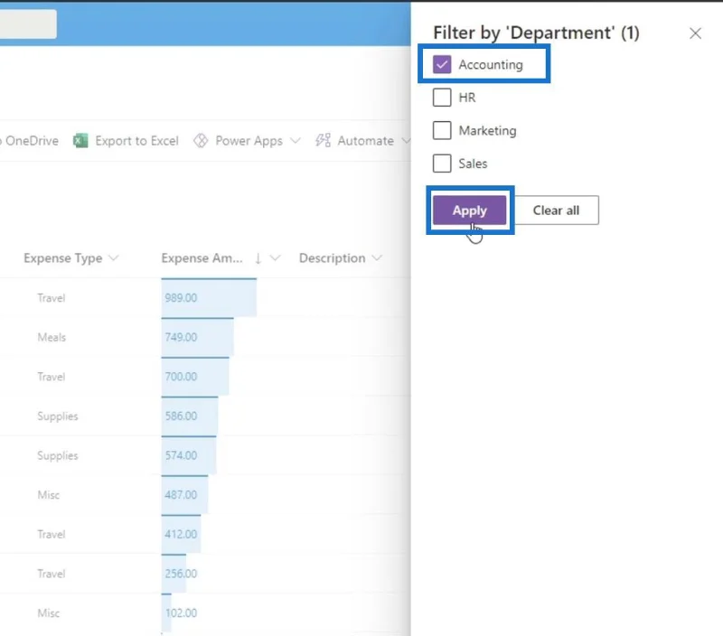 มุมมอง MS SharePoint |  การสร้างและการบันทึก