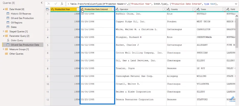 Tukar Format Tarikh Menggunakan Editor Power Query