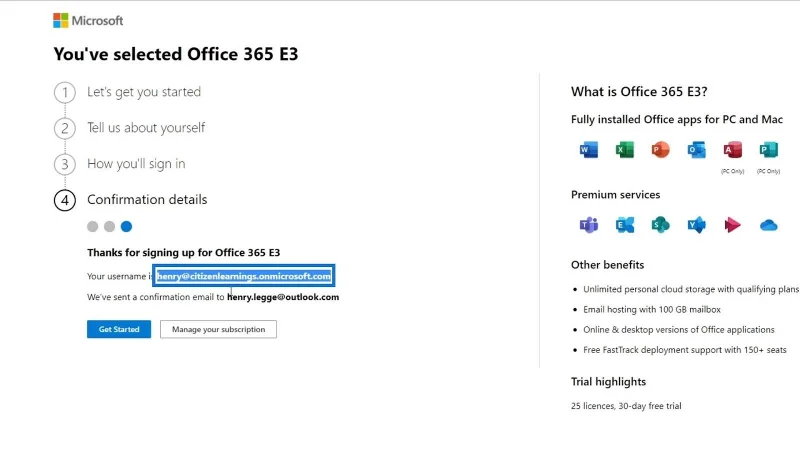 Tutorial MS SharePoint: Penciptaan Akaun