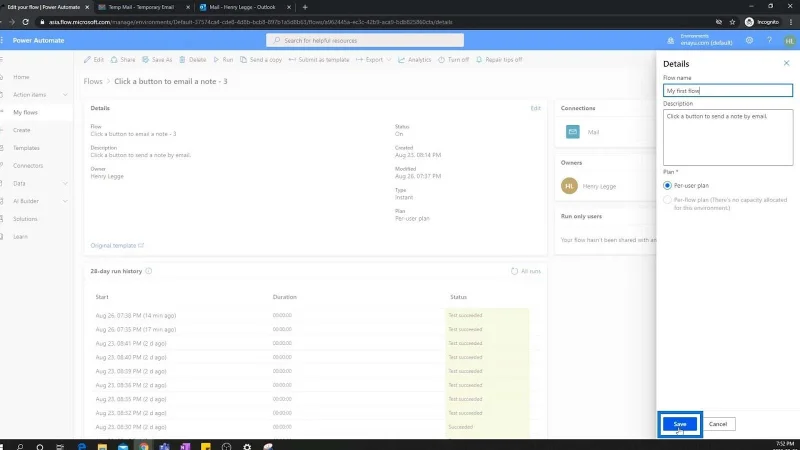 Perkongsian Aliran Kerja Dalam Microsoft Power Automate