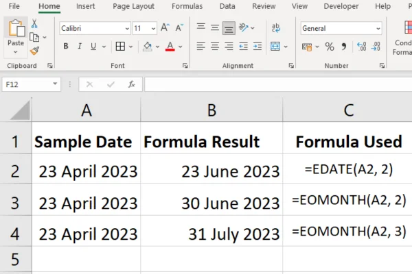 Helaian Penipuan Formula Excel: Panduan Perantaraan