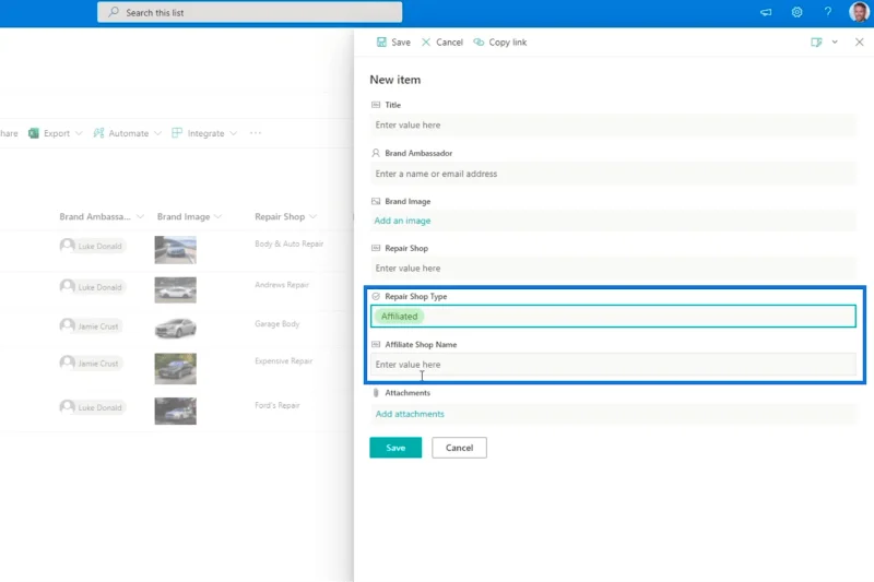Pengesahan Lajur SharePoint Dalam Dua Cara