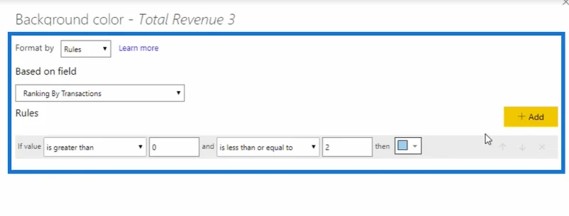 Teknik Pemformatan Bersyarat Tersuai Dalam LuckyTemplates