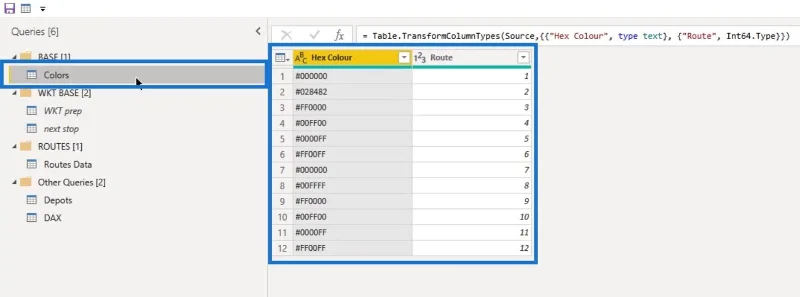 Visual Peta Ikon LuckyTemplates: Rentetan WKT