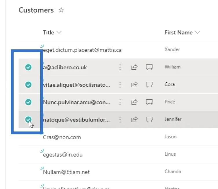 รายการ SharePoint: การแก้ไขรายการเดียวและหลายรายการ