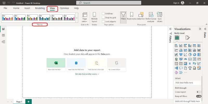 ธีม LuckyTemplates: คู่มือผู้ใช้พร้อมตัวอย่าง