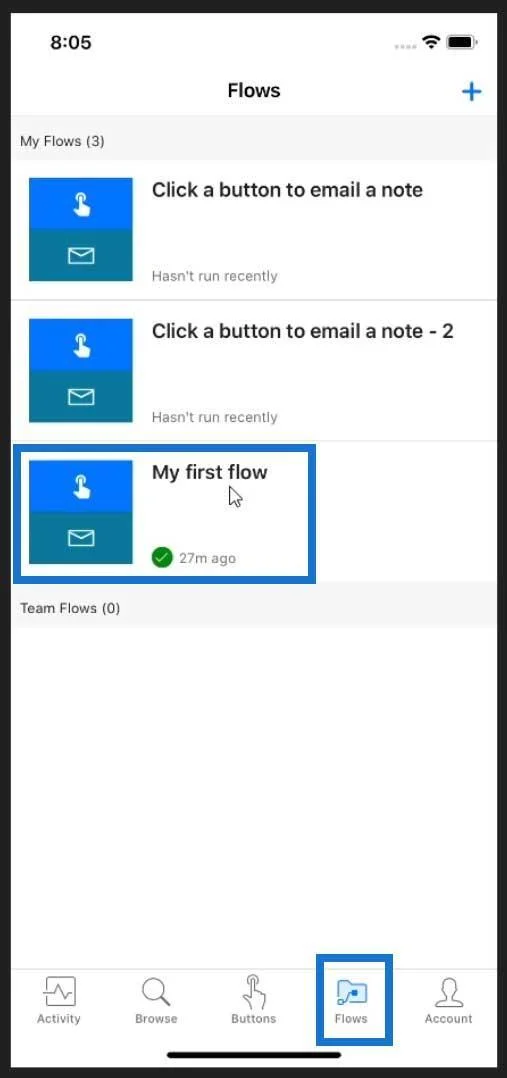 Power Automate Mobile App |  Fließt in Ihrem Telefon