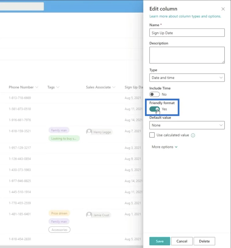 คอลัมน์จากการคำนวณใน SharePoint |  ภาพรวม