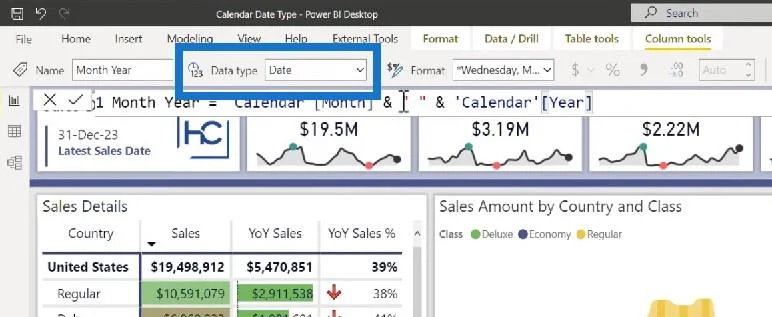 Jenis Data Terbaik Untuk Jadual Kalendar Dalam LuckyTemplates