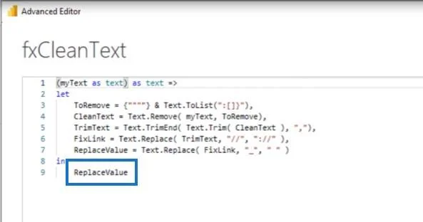 Mencipta Fungsi Pembersihan Teks Tersuai Dalam Power Query