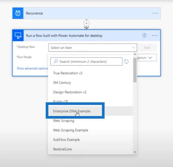 Pianifica un flusso desktop da eseguire in Power Automate