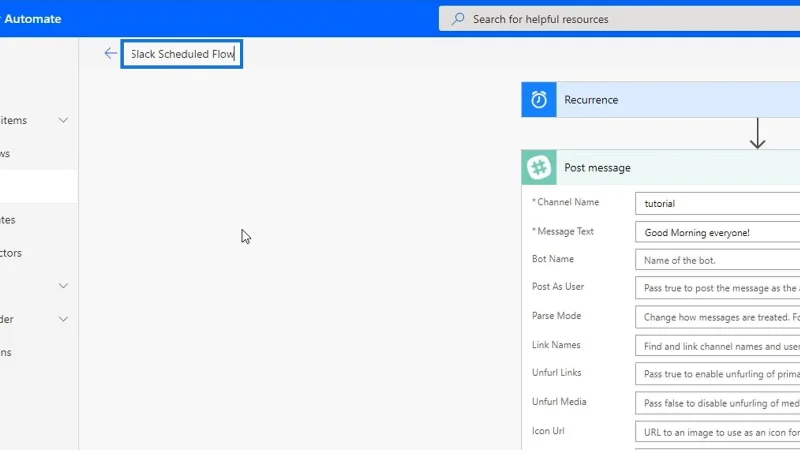 Aliran Kerja Berjadual Dalam Microsoft Power Automate