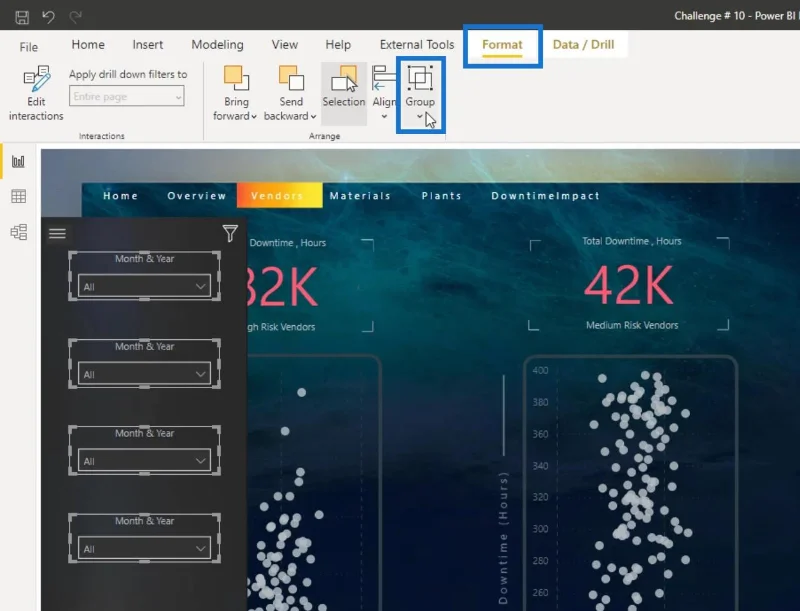 Report interattivi di LuckyTemplates: navigazione e segnalibri