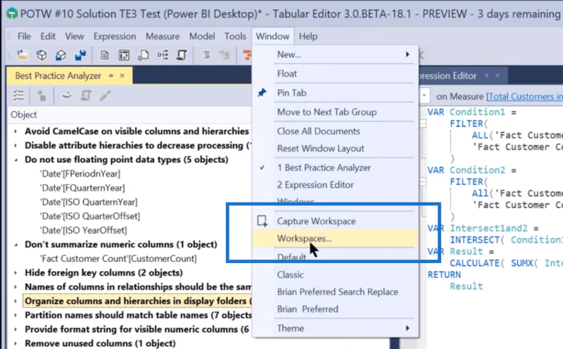 Editor Tabular LuckyTemplates: Semakan & Tutorial Versi 3