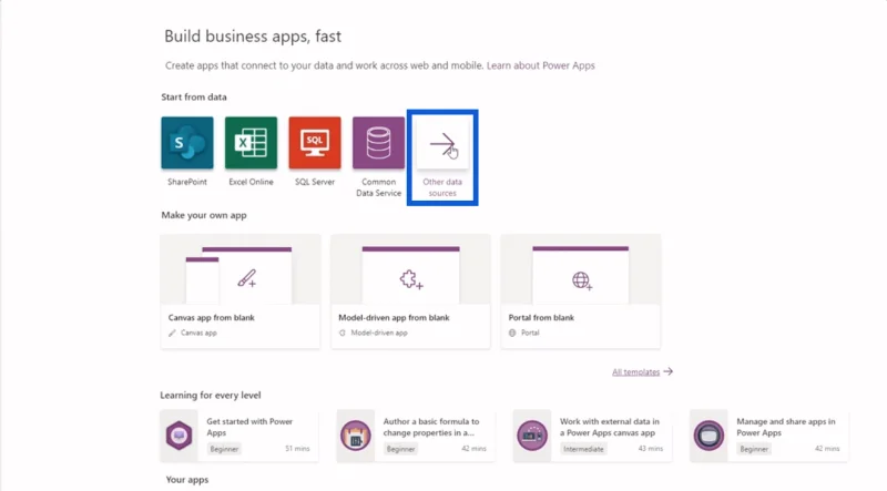 Persediaan Persekitaran Power Apps: Sambung Ke OneDrive & Google Drive