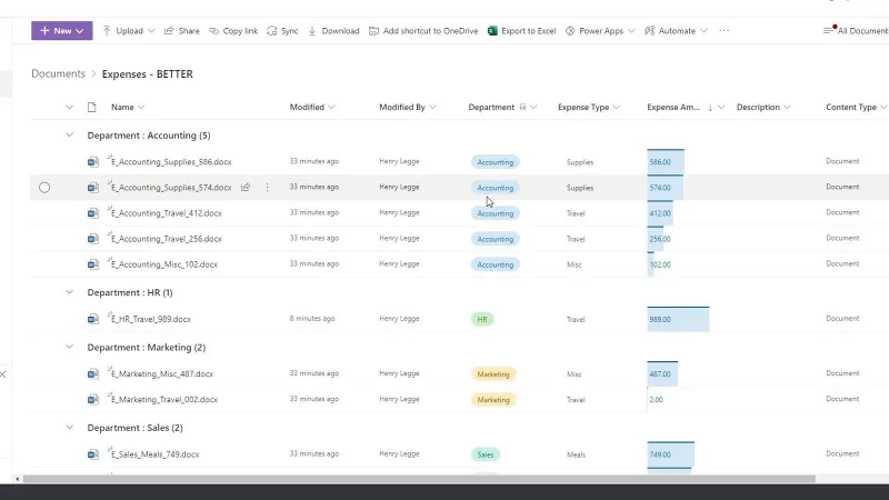 มุมมอง MS SharePoint |  การสร้างและการบันทึก