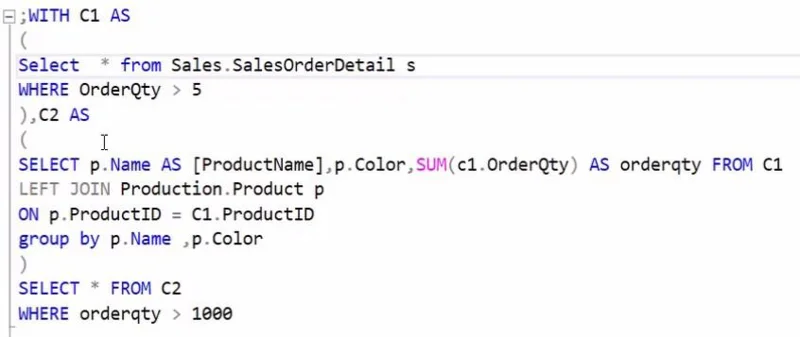 Ungkapan Jadual SQL Biasa Untuk Pengguna LuckyTemplates