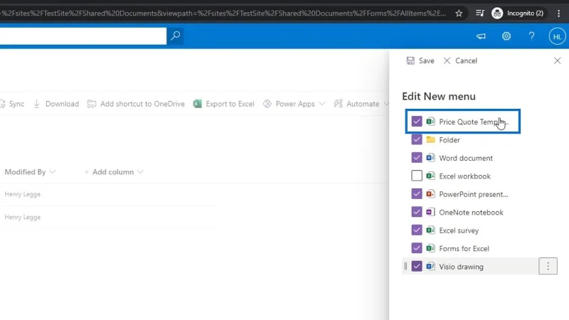 Modèles SharePoint pour les bibliothèques de documents
